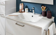 Nobilia Single Retailer elements bathroom design 02 Compusoft Alpine White right-hand orientation 2